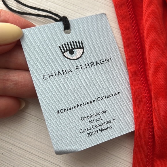 Chiara Ferragni red high panty - Picture 4 of 8